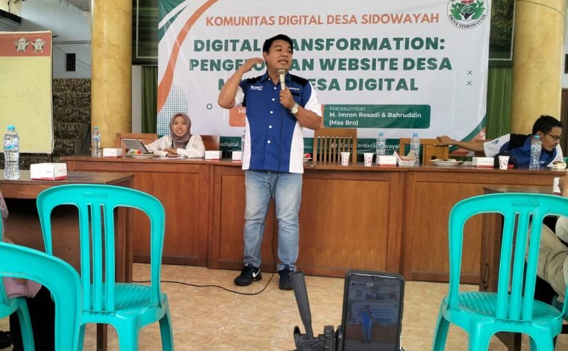 “Digital Transformation” Pelatihan Pengelolaan Website Desa Menuju Desa Cerdas