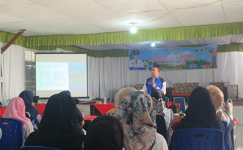 Pelatihan Pembuatan Konten Digital Percepat Digitalisasi Desa Cerdas bagi Masyarakat Nagari Singkarak