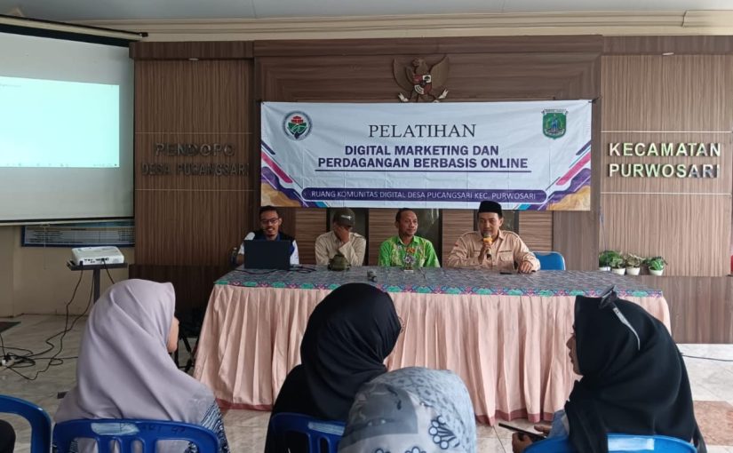 Giat RKDD: Pelatihan Digital Marketing Dongkrak Usaha di Desa Pucangsari Kabupaten Pasuruan